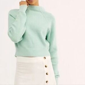 Free People Mint Green Sweater